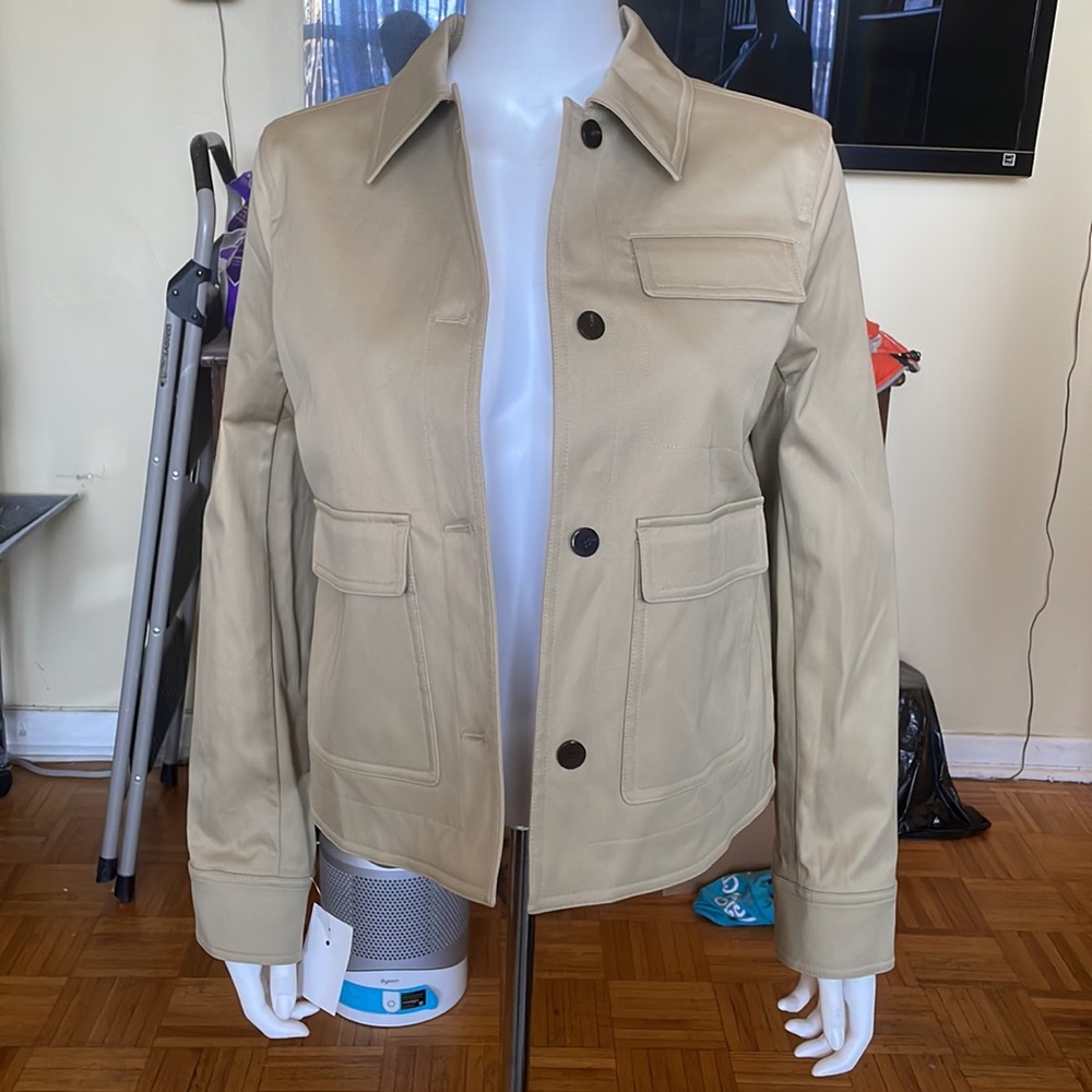 Theory Classic Tan Women's Jacket Size S - Picture 2 of 7